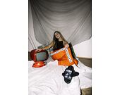 Tepláky Kappa 222 Banda Rastoria Slim 303KUC0 BY2 Orange Flame/White