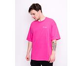 Triko Champion Crewneck T-Shirt Flame Pink 214279 PS025