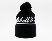 Kulich Mitchell & Ness Jacquard Script Bobble Knit Black