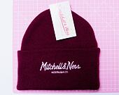 Kulich Mitchell & Ness Pinscript Cuff Knit Burgundy
