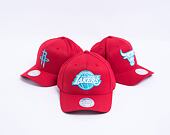 Kšiltovka Mitchell & Ness Red/Teal Snapback Los Angeles Lakers