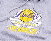 Mikina New Era Graphic Pull Over Hoody Los Angeles Lakers Light Grey