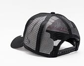 Kšiltovka New Era - MLB Black on Black 9FORTY Trucker - LA Dodgers - Black