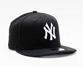 Dětská kšiltovka New Era 9FIFTY Kids MLB Essential kids New York Yankees Snapback Black / Optic Whit