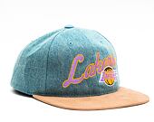 Kšiltovka Mitchell & Ness INTL853 Los Angeles Lakers Denim Script Deadstock Snapback