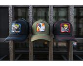 Kšiltovka Capslab Trucker - Naruto - Sasuke - Olive Green