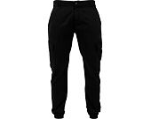 Kalhoty Urban Classic TB1435 Washed Cargo Twill Jogging Pants Black