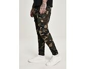 Kalhoty Urban Classic TB3137 Camo Cargo Jogging Pants 2.0 Woodland Camo