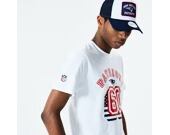 Triko New Era New England Patriots NFL Flag Number Tee White