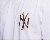Triko New Era MLB Metallic Tee New York Yankees Optic White/Gold
