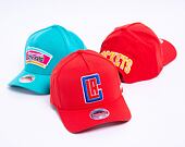 Kšiltovka Mitchell & Ness Los Angeles Clippers Solid Redline Dropback Red