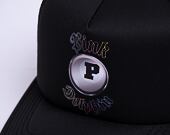 Kšiltovka Pink Dolphin 8 Ball Chrome Trucker Black