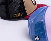 Kšiltovka Capslab - Trucker Looney Tunes - Wile E. Coyote v.2 Trucker -Brown / Burgundy