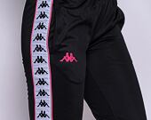 Dámské Tepláky Kappa 222 Banda Wrastoria Slim C1A Black/Pink/White