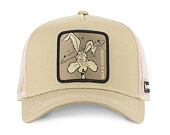 Kšiltovka Capslab - Trucker Looney Tunes - Wile E. Coyote v.3 Trucker - Sand