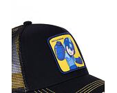 Kšiltovka Capslab Trucker (MEGAMAN) Black/Yellow HER2