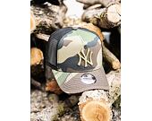 Dětská Kšiltovka New Era 9FORTY Kids Trucker MLB Kids Camo New York Yankees Snapback Woodland Camo /