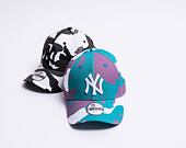 Kšiltovka New Era 9FORTY MLB Camo Pack New York Yankees Strapback Teal