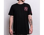 Triko New Era MLB Chain Stitch Tee New York Yankees Black