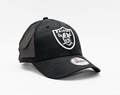 Dětská kšiltovka New Era 9FORTY Trucker NFL Home Field Trucker Las Vegas Raiders Strapback Black