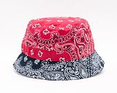 Klobouk New Era Paisley Bucket Scarlet