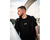 Triko New Era Essential Script Tee Black