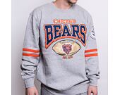 Mikina Mitchell & Ness All Over Print Fleece Crew Chicago Bears Grey Heather