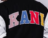 Bunda Karl Kani Og Fake Leather Block College Jacket Black/White