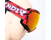 Lyžařské Brýle RIP N DIP Dragonerm Snow Goggles RND7157 Red