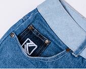 Kalhoty Karl Kani KK Og Block Denim Cargo Pants Blue