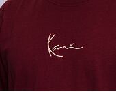 Triko Karl Kani Small Signature Tee Dark Red