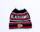Kulich '47 Brand NHL Chicago Blackhawks Rockhill Cuff Knit Black