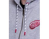 Mikina '47 Brand NHL Detroit Red Wings Back Check Morris Full Zip Hood Slate Grey