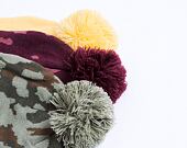 Kulich Ellesse Velly Camo Pom Pom Beanie Dark Purple