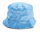 Klobouk Karl Kani Signature Velvet Bucket Hat KA213-046-1 Light Blue