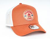 Kšiltovka New Era 9FORTY A-Frame Trucker Camp Patch Rust