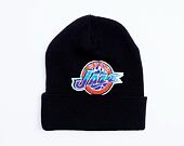 Kulich Mitchell & Ness Utah Jazz Chenille Logo Cuff Knit Black