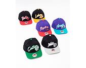 Kšiltovka Mitchell & Ness Chicago Bulls Arched Script 2 Tone 110 Snapback Black / Red