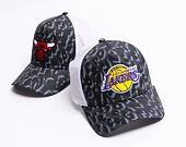 Kšiltovka New Era 9FORTY Trucker Wild Camo Los Angeles Lakers Snapback Black