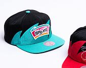 Kšiltovka Mitchell & Ness Sharktooth Snapback HWC San Antonio Spurs Black / Teal