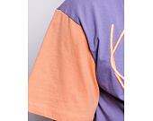 Triko Karl Kani Signature Block Tee lilac/light orange/taupe