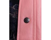 Bunda Karl Kani OG Block Scribble College Smiley Jacket rose/white