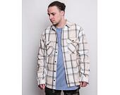 Košile Karl Kani Chest Signature Check Shirt light sand/black