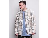 Košile Karl Kani Chest Signature Check Shirt light sand/black