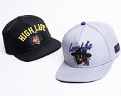 Kšiltovka Cayler & Sons White Label Styro Grey/Purple Snapback