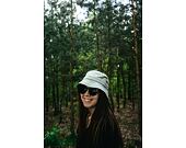 Klobouk Karl Kani Signature Washed Zip Bucket Hat dark mint