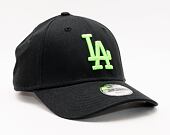 Dětská kšiltovka New Era 9FORTY Kids MLB Neon Pack Los Angeles Dodgers Strapback Black