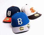 Kšiltovka New Era 59FIFTY Low Profile MLB Cooperstown Brooklyn Dodgers Fitted Bright Royal / Grey