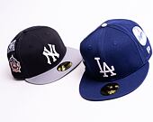 Kšiltovka New Era 59FIFTY MLB Cooperstown Los Angeles Dodgers Fitted Dark Royal