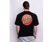 Triko Santa Cruz Classic Dot Chest T-Shirt Black